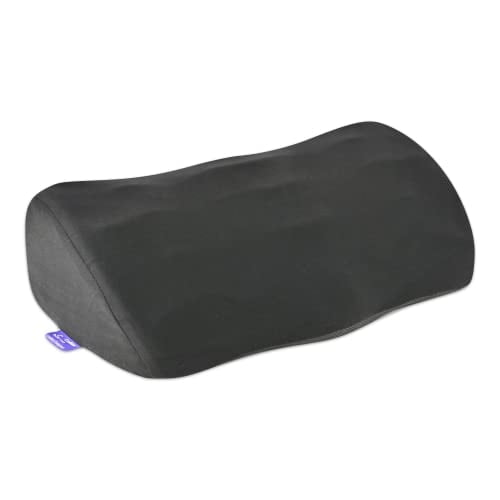 Reposapiés ergonómico Cushion Lab para debajo del escritorio, taburete de espuma viscoelástica con d