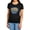 Black, variant on JLA Storm Logo Women's T Shirt, Black, Medium