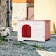 thumbnail image 1 of Casa para , Refugio para , Muebles Resistentes a La Intemperie con Tablero Rascador, Perrera de Hábitats de Nido de 21 " Rosa Fernando Refugio de gatos callejeros, 1 of 8