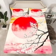 thumbnail image 2 of Castle Fairy Boys Girls Floral Sakura Queen Sheet Sets,Japanese Style Bed Set, 2 of 7