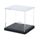 thumbnail image 3 of Estuche de béisbol, caja de almacenamiento decorativa, transparente, elegante, acrílico, organizador de pelotas deportivas para colecciones de pelotas, 3 of 9
