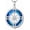A01-Compass-Crystal, variant on Compass Necklace for Men 925 Sterling Silver Longitude Compass World Map Necklace Graduation Gift Jewelry for Men Women