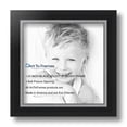 thumbnail image 2 of ArtToFrames 8" x 8" Black Velvet with Silver - 1.25 Picture Frame, 8x8 inch Black MDF Poster Frame (WOM-4691),  Pack, 2 of 8
