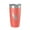 Coral, variant on Great Salt Lake Map Tumbler Travel Mug Insulated Laser Engraved Coffee Cup City Ogden Utah 20 oz Pink