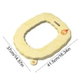 thumbnail image 3 of Cojín de asiento de inodoro Eva con asa | Funda acolchada suave y gruesa para inodoros UVO o cuadrados | Almohadilla antideslizante y lavable para baño, ideal para uso doméstico., 3 of 6
