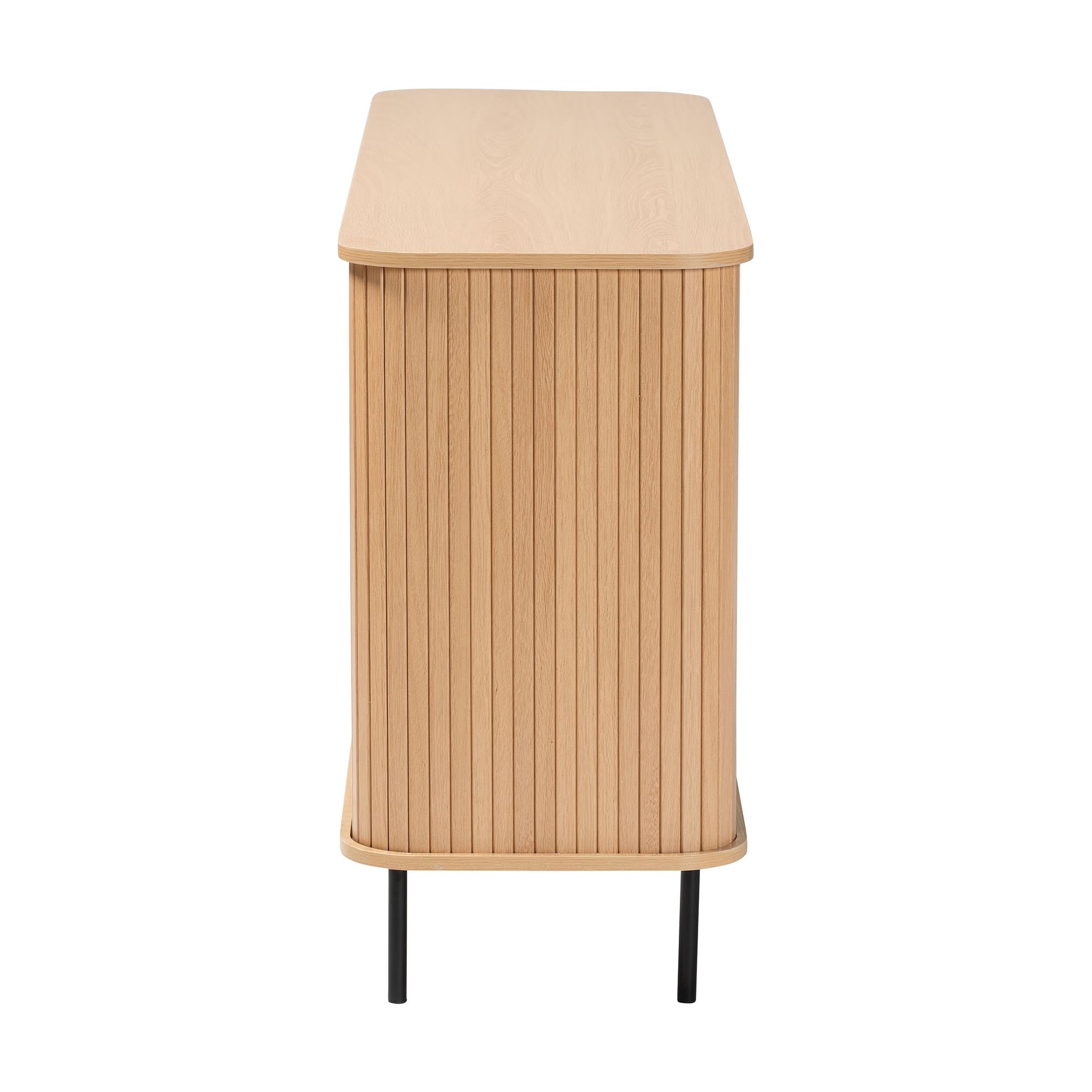 Baxton Studio Lucia Mid-Century Sideboard, 55", Light Oak