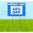 thumbnail image 1 of Holiday Sale 45% Off (18" x 24") Yard Sign, Includes Metal Step Stake, 1 of 6