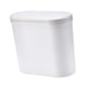 thumbnail image 5 of Bote de basura del bote de basura con tapa de prensa Tapa moderna de basura de polvo nórdico de basura estrecha para estudios Lavandería de baño, 5 of 8