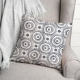 thumbnail image 3 of Creative Products Boho Circles Blue 20 x 20 Indoor / Outdoor Pillow, 3 of 3