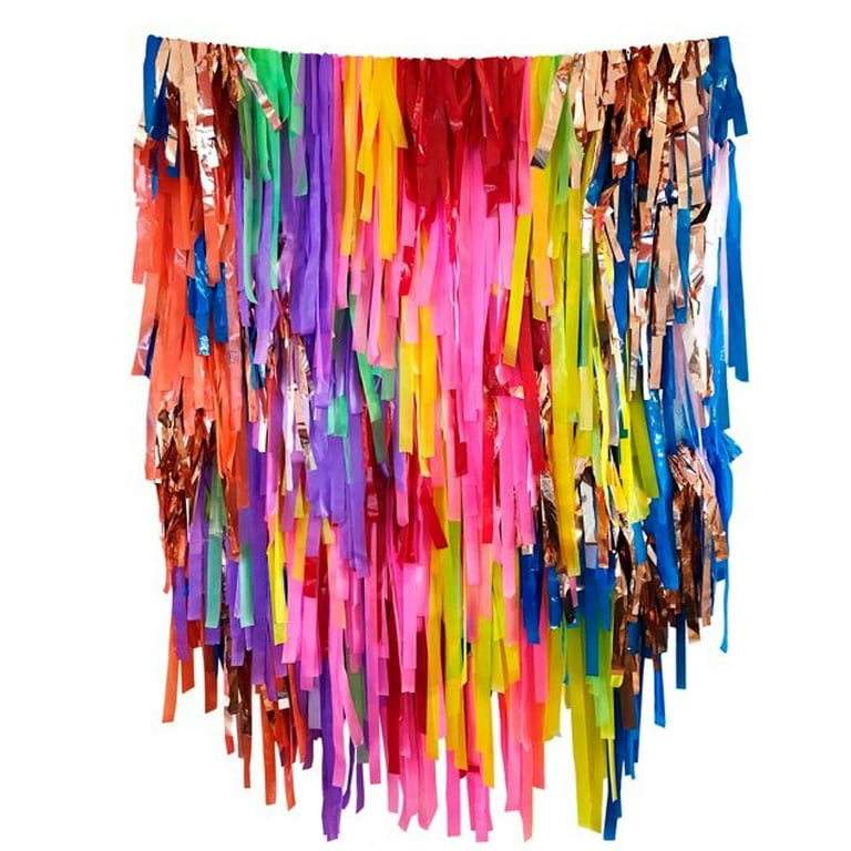 Creative Converting Birthday Tissue Fringe Garland - 6 ft