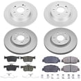 thumbnail image 2 of Power Stop Front and Rear Geomet Coated Brake Rotor and Pad Kit CRK8066, 2 of 4