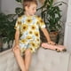 thumbnail image 4 of Balery Sunflowers Conjunto de Pijama Infantil de Manga Corta con Estampado – Ropa de Dormir de Algodón Suave-Large, 4 of 6