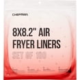 thumbnail image 1 of Chefman Air Fryer Liners, Disposable, Heat-Resistant, 25 Pack 20x20 cm (8x8") Square Parchment Paper, 1 of 8