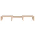 thumbnail image 3 of vidaXL Monitor Stand 60x24x10.5 cm Solid Wood Pine, 3 of 5