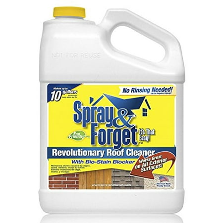 Spray & Forget Revolutionary Roof Cleaner Concentrate 1 Gallon Bottle 1