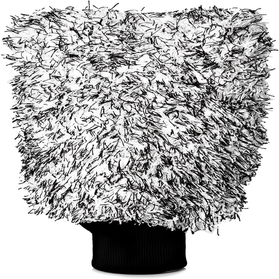 ACDANC Microfiber Car Wash Mitt - Soft, Machine Washable Microfiber That Will Not Introduce New Scratches or Swirls - Holds Tons of Sudsy Water for Effective Washing