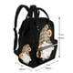 thumbnail image 2 of Fotbe Sunflower Gnomes 4 Mochila Maternidad - Lona de Sarga Impermeable, Mochila de Pañales de Gran Capacidad con Múltiples Bolsillos y Correas Ajustables, 2 of 6