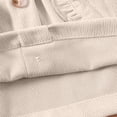 thumbnail image 7 of Crunowin Girls Short Skirts Solid Color Heart Elastic Waist Summer Everyday Skirts Beige Size 2T, 7 of 7