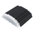 thumbnail image 1 of G2PLUS 100 aplicadores desechables de pincel de labios, aplicadores de lápiz labial negro, cepillos de uñas desechables, varitas de brillo para maquillaje, pintura de galletas PYO, pincel para detalle, 1 of 5