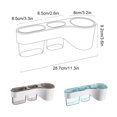 thumbnail image 4 of Bearachild Soporte para secador de pelo, estante de almacenamiento para soplador sin perforaciones montado en la pared, baño para el hogar, inodoro, Juegos de accesorios de baño Azul Bearachild HA067381-01, 4 of 6