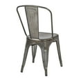 thumbnail image 2 of Chaise Sans Accoudoirs Finition Chromée Galvanisée Mate Lot de 4, 2 of 4