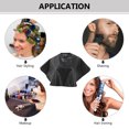 thumbnail image 5 of WEUVEB Hair Cutting Cape Black Durable Neckline Comfortable Stylist Smock, 5 of 8