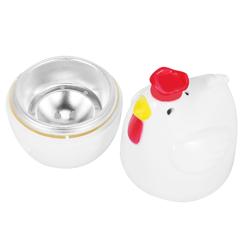 Chick-shaped 1 Boiled Egg Steamer Steamer Pestle Microwave Egg