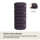 thumbnail image 4 of Mini máquina para hacer gofres Bella Snack-n-Store EverGood™ Ceramic Plum, 4 of 7
