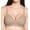 Toasted Almond, variant on Women's Warner's 1269 Cloud 9 Wire Free Contour Bra (Blush Pink Petals 34A)