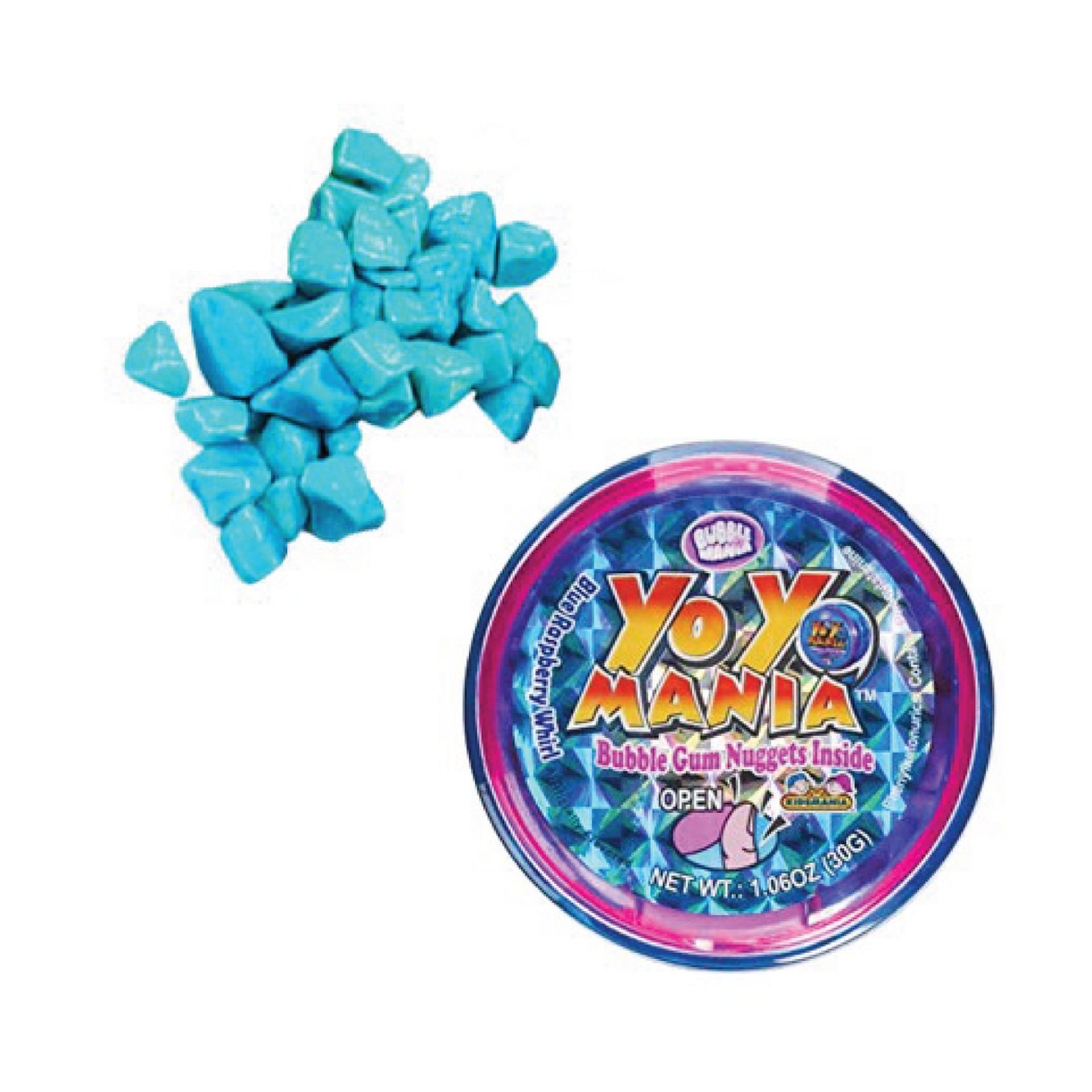 Full Box 12 Yo Yo's Bubble Mania Yo Yo Mania & Bubble Gum 1.05oz Assorted Colors