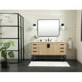 thumbnail image 6 of Elegant Decor Eugene 60" Aluminum Alloy Iron Single Bathroom Vanity in Brown, 6 of 8