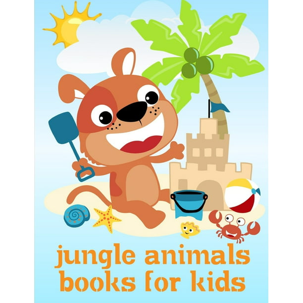 Animals Magic World: Jungle Animals Books For Kids : coloring pages for  adults relaxation with funny images to Relief Stress (Series #2)  (Paperback) 