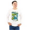 thumbnail image 3 of The Smurfs Cool Kanji Self Made Long Sleeve TShirt Men Women Brisco Brands X, 3 of 6