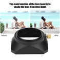 thumbnail image 2 of Ymiko Lens Hood,46mm Square Lens Hood Shade for DV Camcorder Digital Video Camera Lens Filter or Barrel Thread, Camera Lens Shade, 2 of 8