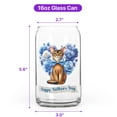 thumbnail image 5 of Abyssinian Proud Dad Happy Father's Day 16oz Glass Cup Mug Cat Lover Kitten Owner Gifts Glass Can - 02008, 5 of 5