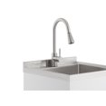 thumbnail image 5 of TRINITY BASICS | 18x16x13 Basin | Stainless Steel Utility Sink | NSF | w/ Pull-Out Faucet | White, 5 of 8