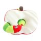 thumbnail image 1 of Cojín de manzana con forma de manzana, cómodo y acogedor, adorable y peluche con forma de gusano, para el cuello, para sala de estar., 1 of 9