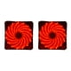 thumbnail image 4 of sweethay 120mm LED Ultra silencioso computadora PC ventilador con cubierta 15 LEDs 12V Cpu disipador de calor enfriador ventilador de rojo 12cm 2piezas, 4 of 6