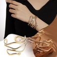 thumbnail image 1 of LPSSTORE Bracelet Pliable pour Femmes Bracelet Punk Réglable Bracelet Flexible Design Créatif Bijoux, 1 of 7