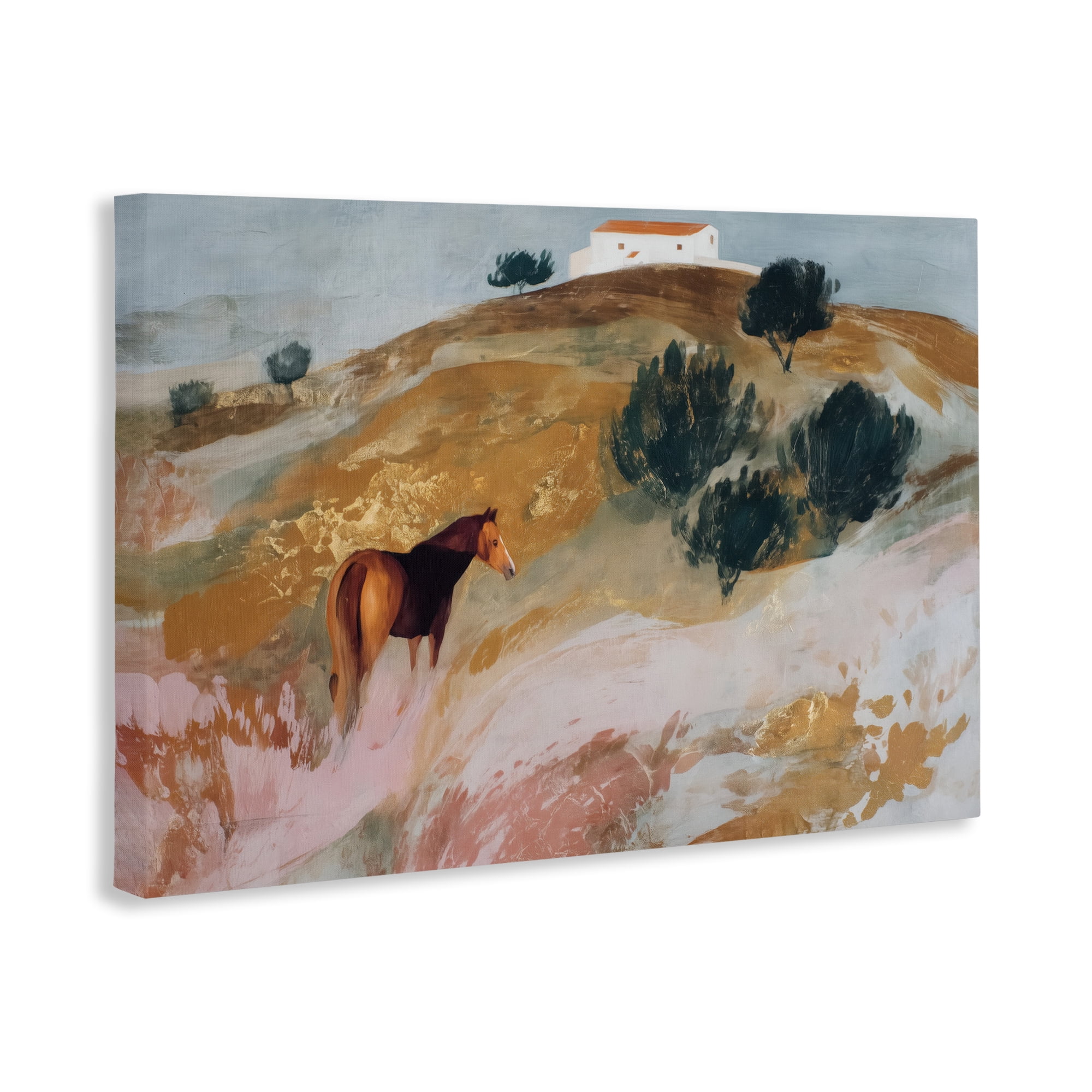 Stupell Industries Horse in Tuscan Countryside Canvas Wall Art, design by Chromatic Storm Studio