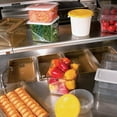thumbnail image 3 of SpaceSaver Square Containers, 4qt, 8 4/5w x 8 3/4d x 4 3/4h, Clear, 3 of 4