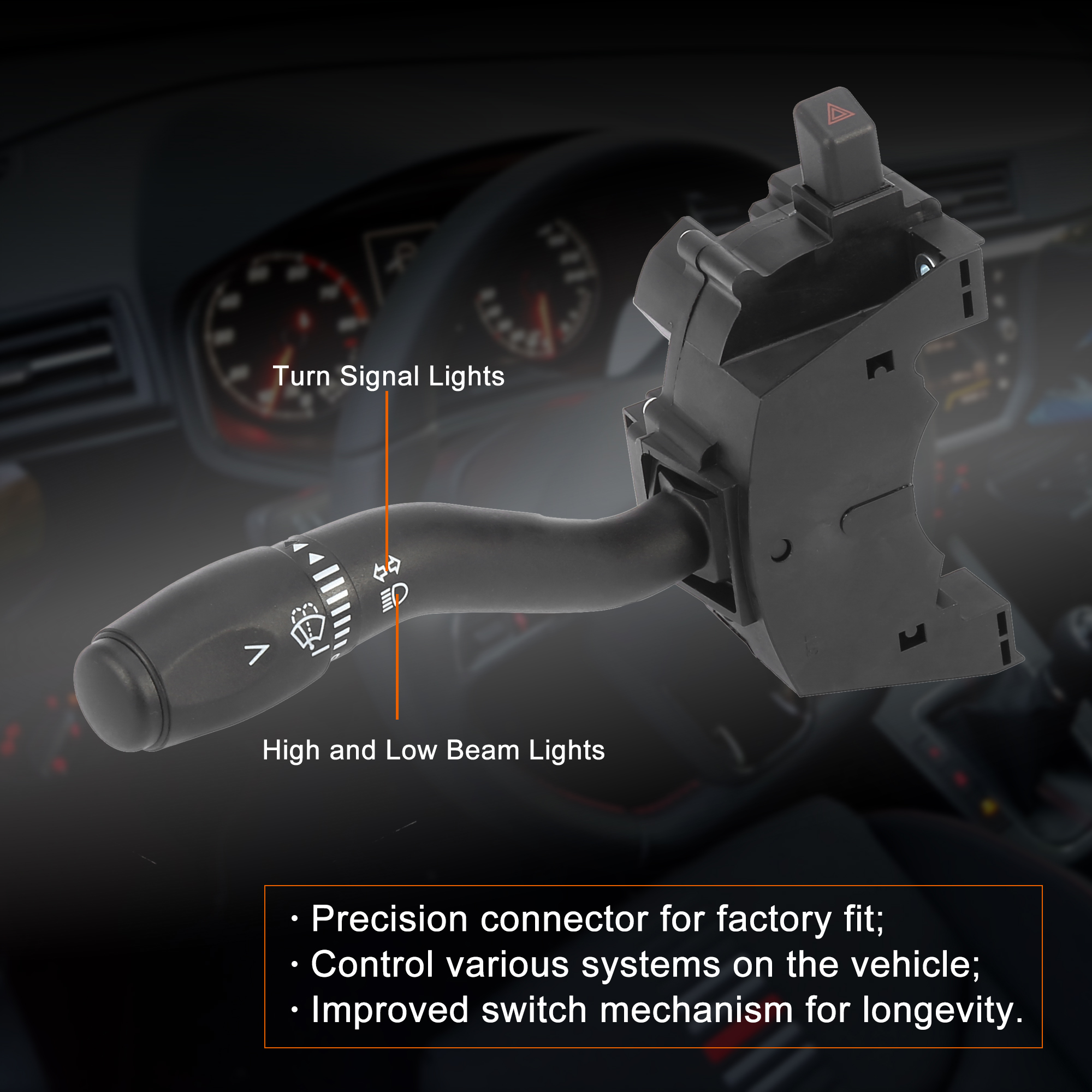 Unique Bargains Turn Signal Switch Multifunction Combination Switch YC2Z13K359BA for Ford