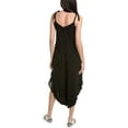 thumbnail image 2 of Vince Camuto Womens Side Slit Rayon Jumpsuit Black S, 2 of 3