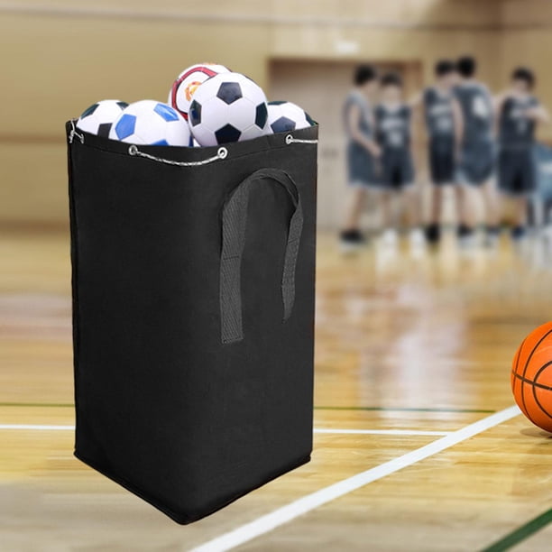 Bolsas deportivas Bag Gym Drawstring Boletista Almacenador de almacenamiento Multifunción Bolsa de mudanza para voleibol de fútbol Hogar al aire libre Negro