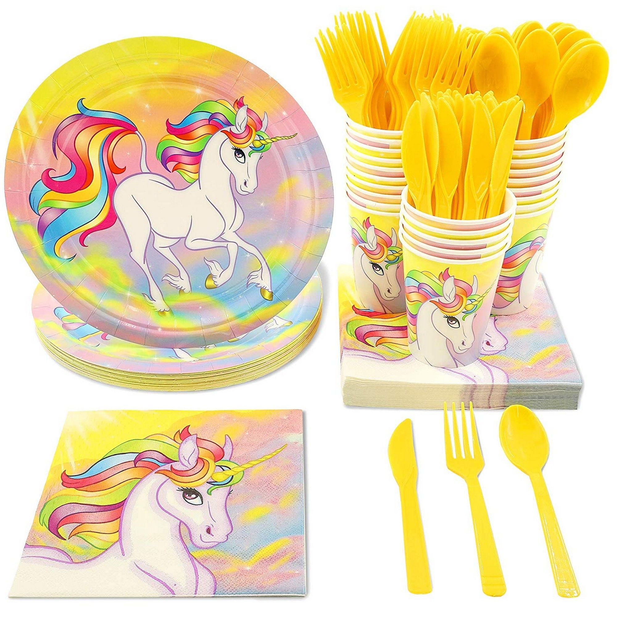 Plates Serves 25 Kompanion 177 Piece 21st Happy Birthday Party Set Including Banner and Knives Forks Cups Spoon Tablecloth Napkins