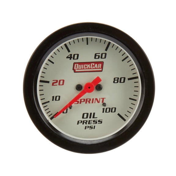 Quickcar Racing Products Oil Pressure Sprint Gauge Only
