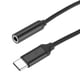thumbnail image 4 of Uxcell 2pcs USB C a conector de audio auxiliar hembra de 3.5mm, adaptador tipo C a 3.5mm TRS para auriculares, estéreo de coche, cordón HiFi, negro, 4 of 6