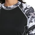 thumbnail image 3 of Alove Women's Long Sleeve Rash Guard Top Surfing Swim Shirt UPF 50+, 3 of 5