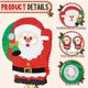 thumbnail image 4 of Piñata WERNNSAI Santa Claus, 42 x 32 x 8 cm, juego de fiesta de Navidad, 4 of 7