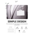 thumbnail image 2 of Plastic Tags ID Card Holder Name Protector Hard Sleeves Label Set Student 5 Pcs, 2 of 6
